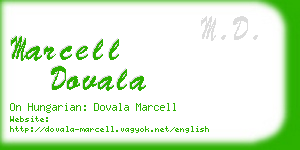 marcell dovala business card